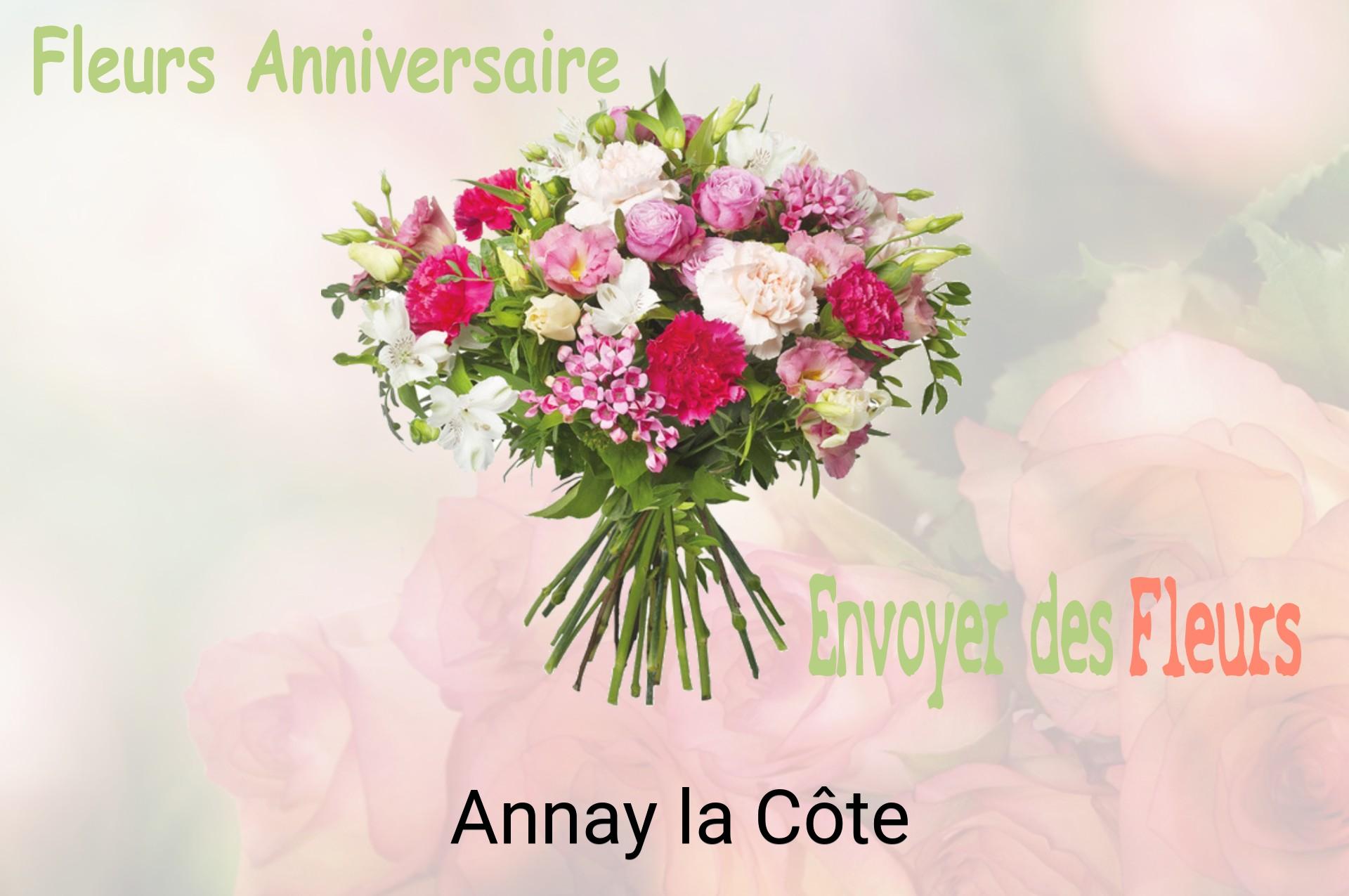 Bouquet de fleurs d’anniversaire livré à Annay-la-Côte